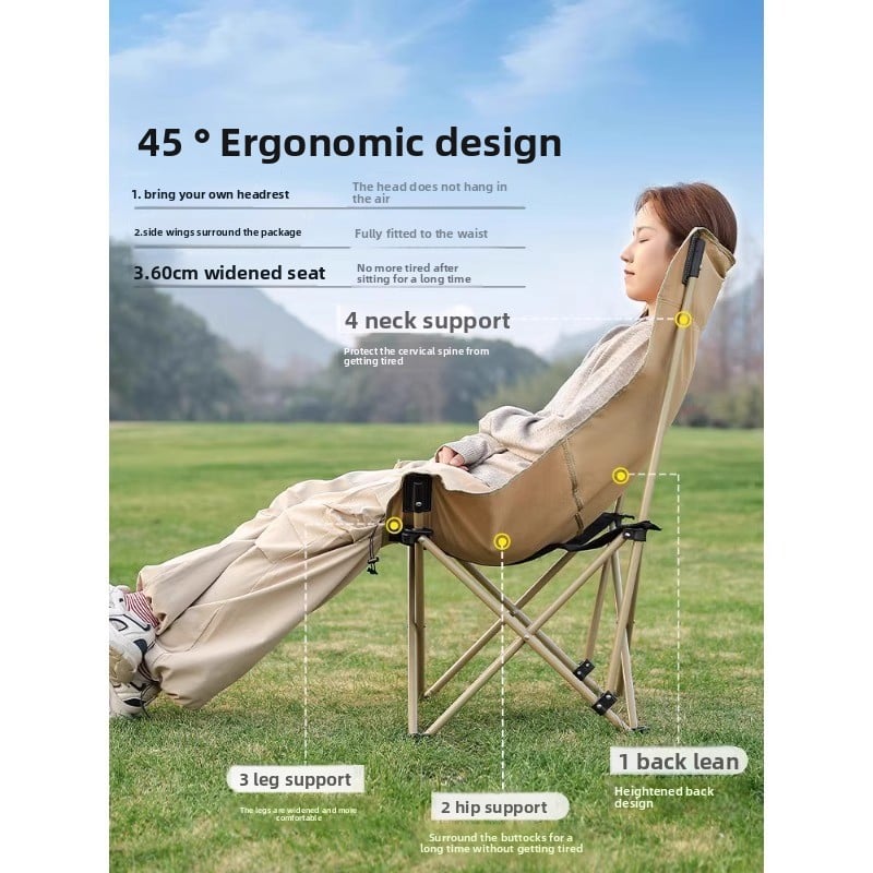 Portable High Back Camping Chair