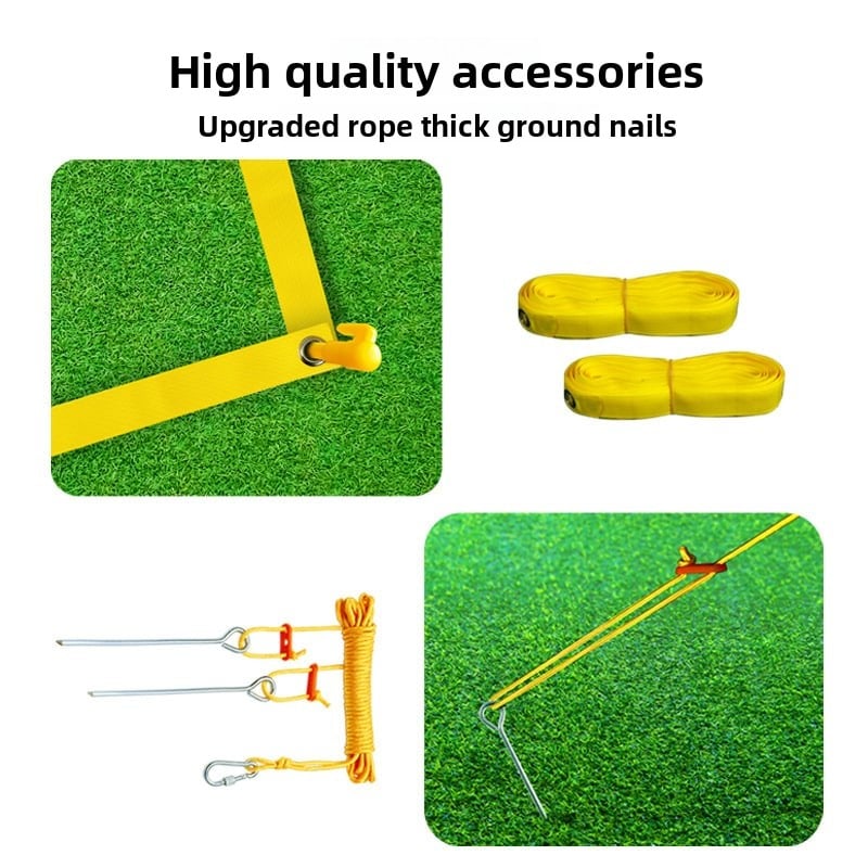 Portable beach volleyball net game beach lawn volleyball net combo suit portable volleyball net suit