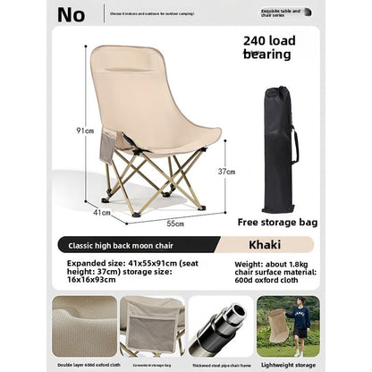 Portable High Back Camping Chair