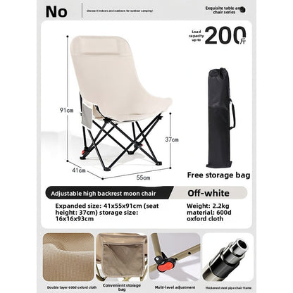 Portable High Back Camping Chair